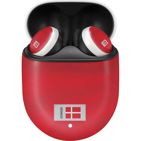 Denmark Soccer Flag Google Pixel Buds Skin
